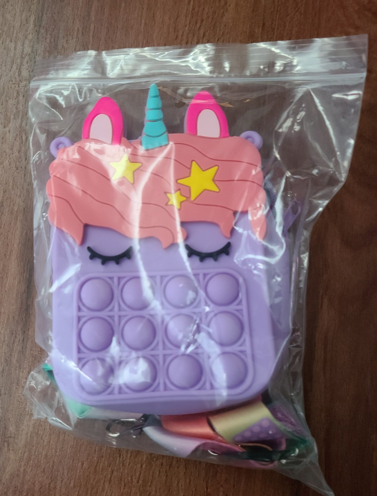 Unicorn Fidget Pop It Purses