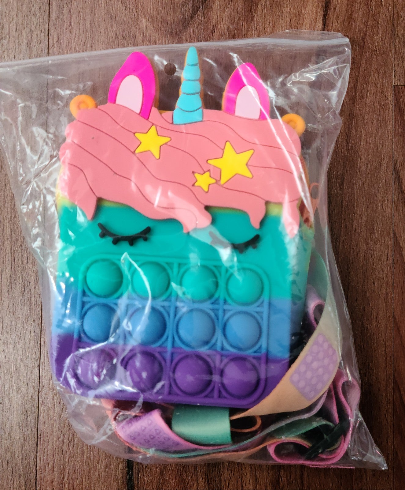 Unicorn Fidget Pop It Purses