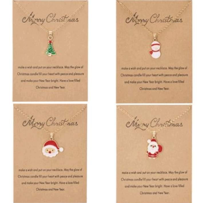 Christmas Necklace Message Card ( Use code : Christmas - for discounts over 25 )