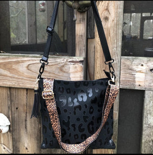 Leopard crossbody purse